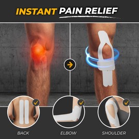 Kinesiology Tape-Incredible Support for Athletic Sports and Recovery+Free Taping Guide-Uncut 2 inch 16.4 feet Roll (Frosted White + Free Taping Guide, Pack of 1)