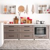 sourcing map Cabinet Pulls, 8Pcs 5 Inch - Aluminum Alloy