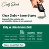 Caddy Splash Golf Club Water Brush Pro - Black, Designed