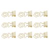100Pcs Gold Metal Hollow Paper Clip Long Tail Firm Fixing