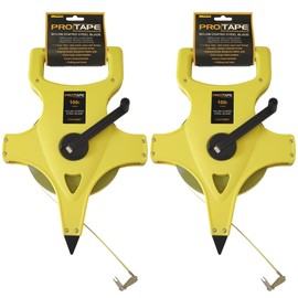 Nylon Clad Steel Open Reel ProTapes – English. 1/2" x 100'; 8ths (2 Pack)