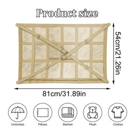 HLIWS 1 Pcs Large Capacity Car Roof Storage Nets,for storing items