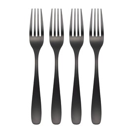 Cambridge 5011H8HCW03 Eliana Black Dinner Forks, Set Of 4