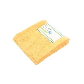Kosugizen ZG-11024-3 Wash Towel, Approx. Width 13.4 x Length 13.8 inches (34 x 35 cm), 3 Pieces, Antibacterial and Odor Resistant, Hand Towel, Towel, Towel, Towel, Towel, Yellow, Claire Color
