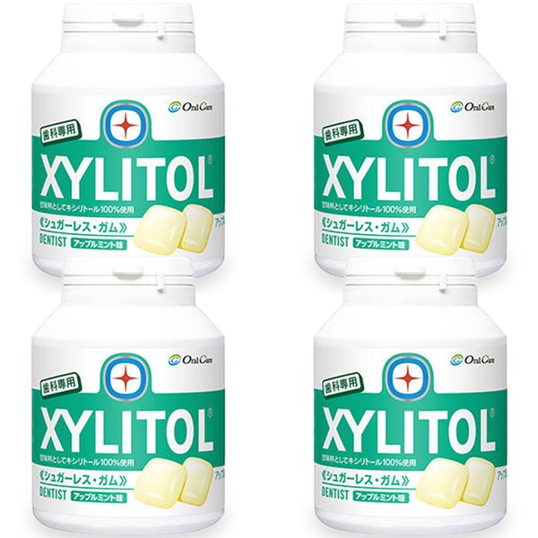 Dentistry Lotte xylitol gum bottle type 90 x 4 pieces apple mint flavor