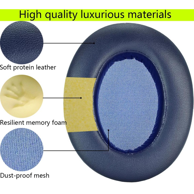 Replacement earpads Compatible with Sony WH-xb910N Earphones High-Density Memory Foam