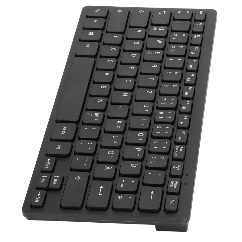 Computer Keyboards Ergonomic Design UltraThin Mini Durable Wired 78 Keys