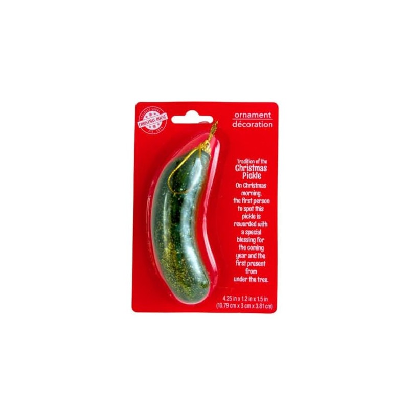 Greenbrier International Traditional German Christmas Pickle Ornament.