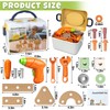 YongnKids 158 Pcs Kids Tool Set Construction STEM Building Blocks
