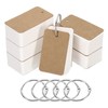 PATIKIL 2.8" x 1.5" x 0.28mm Blank Flash Cards with