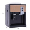 YIPONYT Top Loading Countertop Water Cooler Dispenser, 3 Temperature Settings