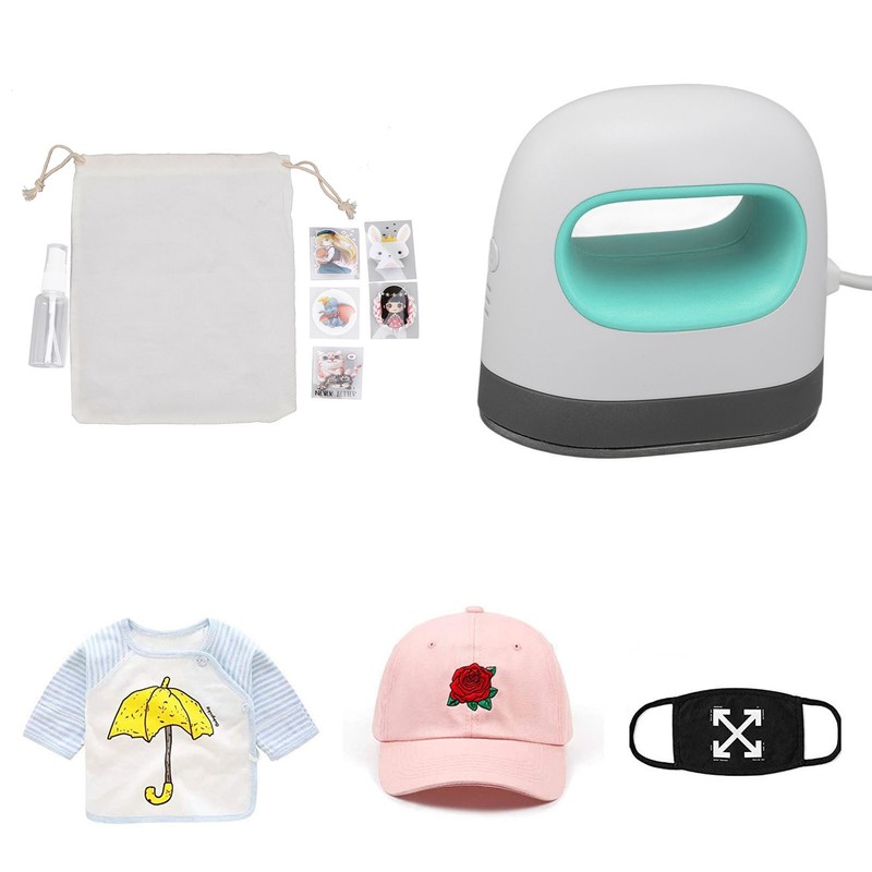 Mini Heat Press Machine Small Portable Heating Transfer Iron for