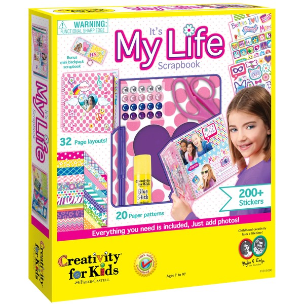 Creativity For Kids It's My Life Scrapbook Kit