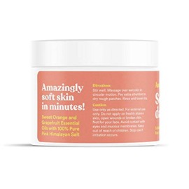 ASUTRA Organic Exfoliating Body Scrub - "VITAMIN C SCRUB" - 100% Pure Himalayan Sea Salt Scrub/Ultra Hydrating & Moisturizing with SKIN SMOOTHING Jojoba, Sweet Almond & Argan Oils - 12oz