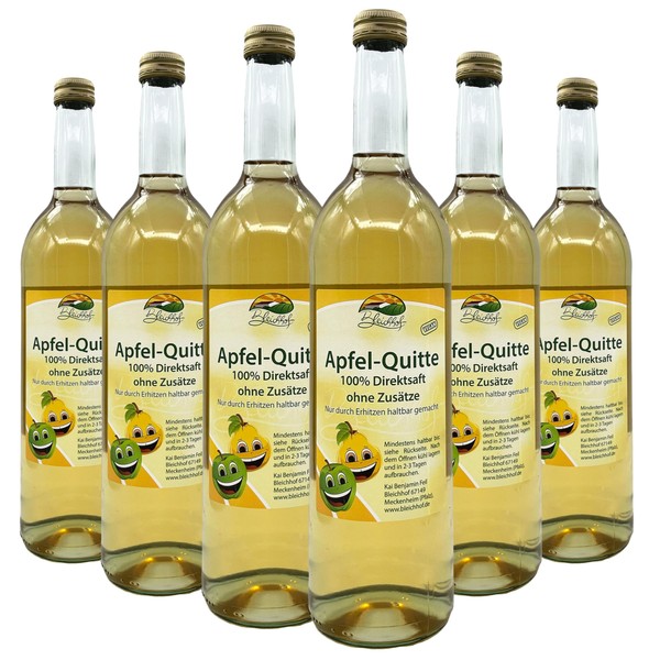 BLEICHHOF® Apple Quince, Direct Juice, Vegan (6 x 0.72 L)