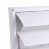 Plastic Air Vent Grille Cover, 3 Flaps Wall Duct Ventilation
