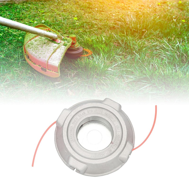 Perfk Strimmer Head Grass Eater Head Replacement, String Strimmer Head,