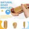 DEBETOOL 3-Piece Laundry Brush for Stains on Clothes, Gentle Boar