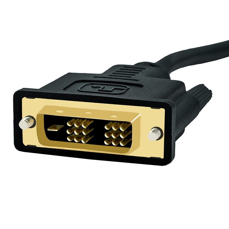 BIGtec 0.5 M Mini HDMI/DVI Cable/Gold-Plated Adapter - Plug To