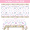 LetDec 6 Pack Butterfly Tablecloth Birthday Party Decorations for Spring