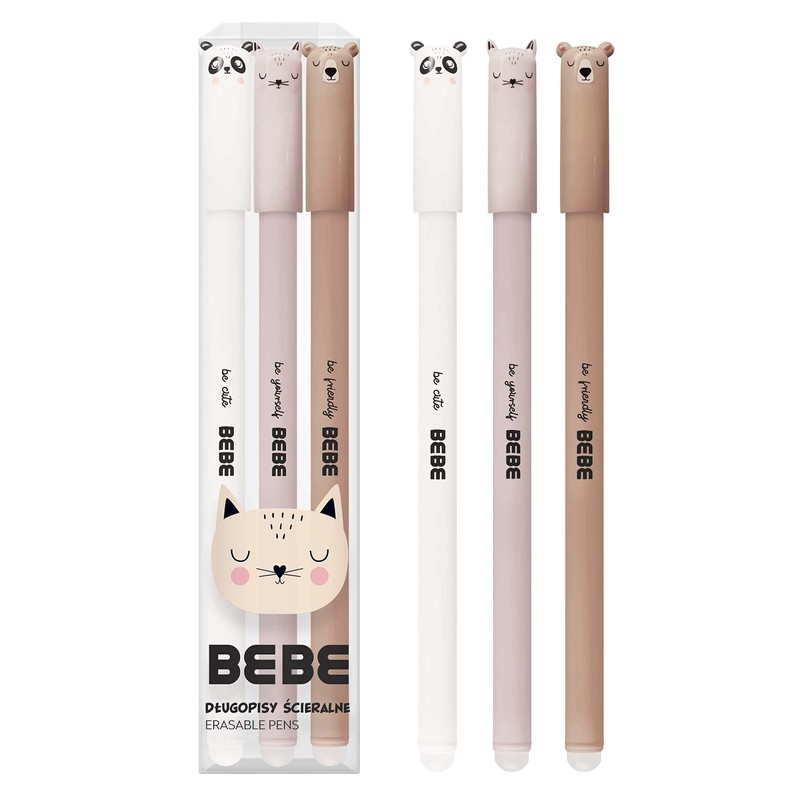 Interdruk Erasable Ballpoint Pen - Animal Motifs - with Rubber