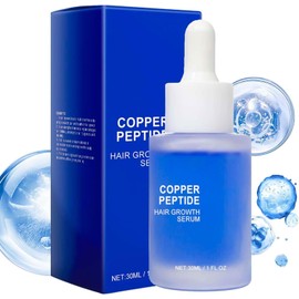 Advanced Copper Peptide Hair Growth Serum for Women – Stimulates Hair Regrowth, Reduces Loss & Thickens Hair. Premium Copper Peptide Serum for Stronger