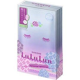 Lulun Hakone Lulun Face Mask, Moisturizing Hydrangea Scent, 1 Piece x 5 Bags