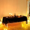 Tao-Ge Light Up Black Rectangle Table Cloth 60 x 120