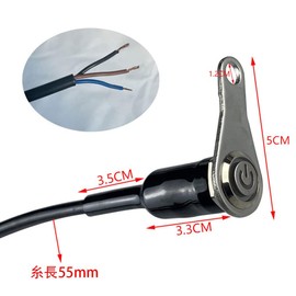 YFFSFDC Motorcycle Handlebar Switch 12V LED ATV Bike LED Warning Light Hazard Light Headlight Fog Light Switch Waterproof Overload Protection (Red Light)