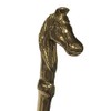 Schooner Bay Co. 6-1/4" Solid Polished Brass Horse Head Letter