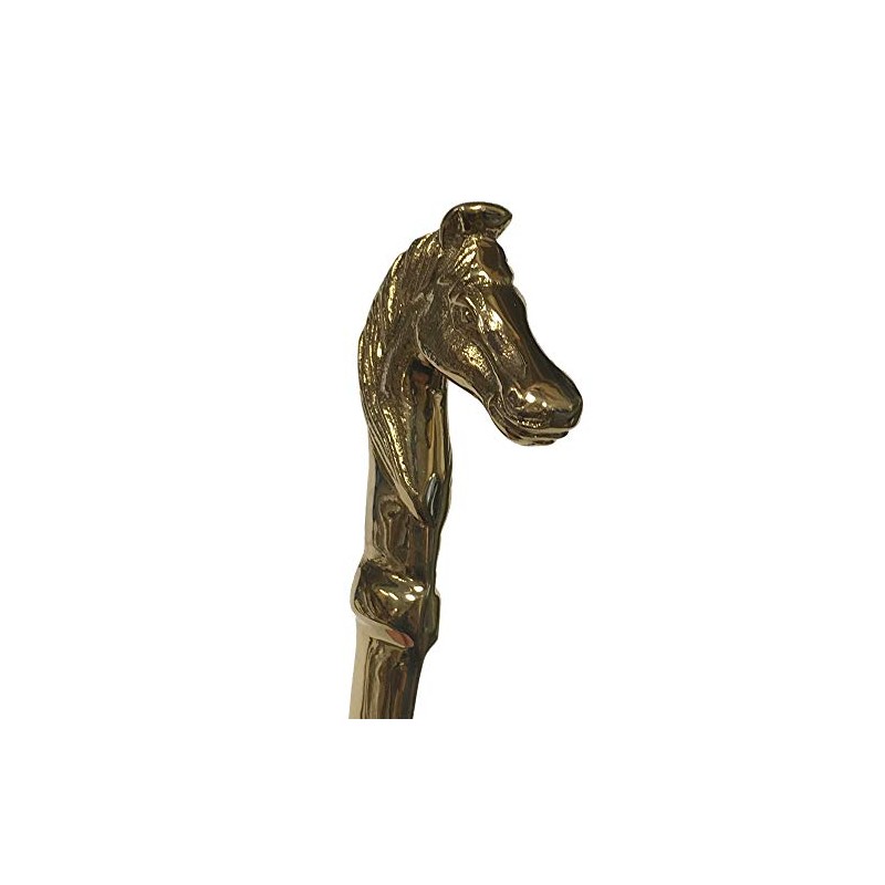 Schooner Bay Co. 6-1/4" Solid Polished Brass Horse Head Letter