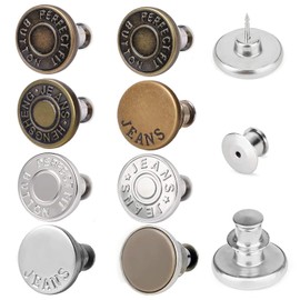 waist adjustment button waist adjuster jeans adjustment button metal jeans button waist adjustment button seamless button jeans removable, easy to put on, no sewing required waist adjustment pin
