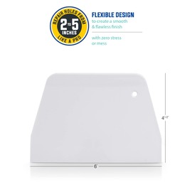 SDHome Trowel - 6" Plastic Scraper Tool for Drywall Hole Repair and DIY Projects - Pack of 2