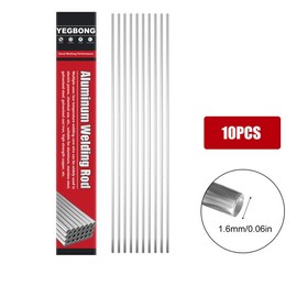 Aluminum Welding Rod Low Temperature Aluminum Flux Cored Welding Electrode Welding Gun Welding Repair Stainless Steel Aluminum - Specificat: 33cmx1.6mm--10pcs