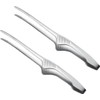 b0032 Stainless Steel Clever Tongs, Set of 2, Yakiniku Tongs,