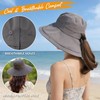 EINSKEY UPF 50+ Women's Sun Hat, Waterproof Wide Brim Bucket