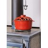2.2 qt Enamel Woodstove Steamer - Lattice Top