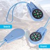 Pack of 36 Mini Survival Compass, Molbory Multicolour Mini Compass