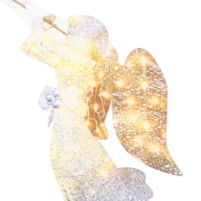 LED Angel Garden Decoration Luminous Acrylic Angel Ornament for Garden
