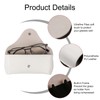 LogHog Portable Leather Glasses Case,Durable Soft Reading Eyeglass Pouch Slim