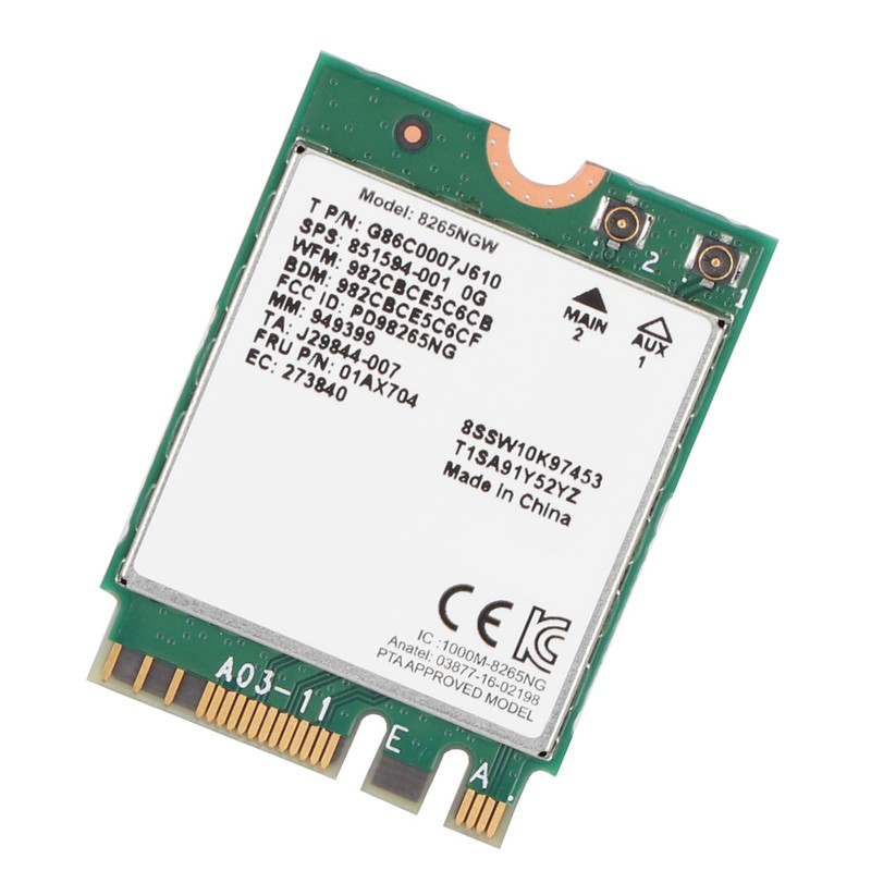Bluetooth 4.2 For Intel 8265 867M 802.11AC 2.4G/5G Wireless Network