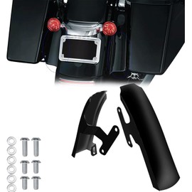 VPZMT Black Rear Fender Saddlebag Filler Panels Strip Fits for Harley 2009-2013 Touring, Road King, Electra Glide, FLHR, FLHT ('09-'13)