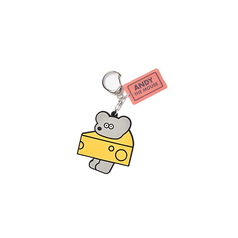 Andy Rubber Keychain (Orange) S ADLN-0067