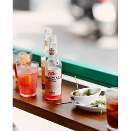 Lurisia La Nostra Aranciata Rossa, Carbonated Blood Orange Beverage - 9.3 oz (24 Glass Bottles)