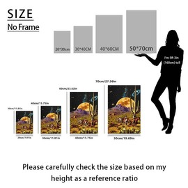 Modern Art Canvas Painting without Frame, 1 Count Colorful Pattern Wall Art, Wall Decor for Home Living Room Bedroom Office, Home Decor - Specification: 20*30cm, pattern: women & universe