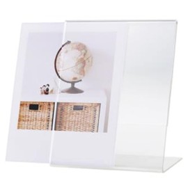 KINOKINO Desktop POP Stand Promotional Sign Holder Acrylic Photo Frame (A6 Vertical 6 Pcs)