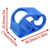 FINBe Blue Plastic Pipe Clamp 6-12mm/1/4''-1/2'' Laboratory Pinch Valve Plastic