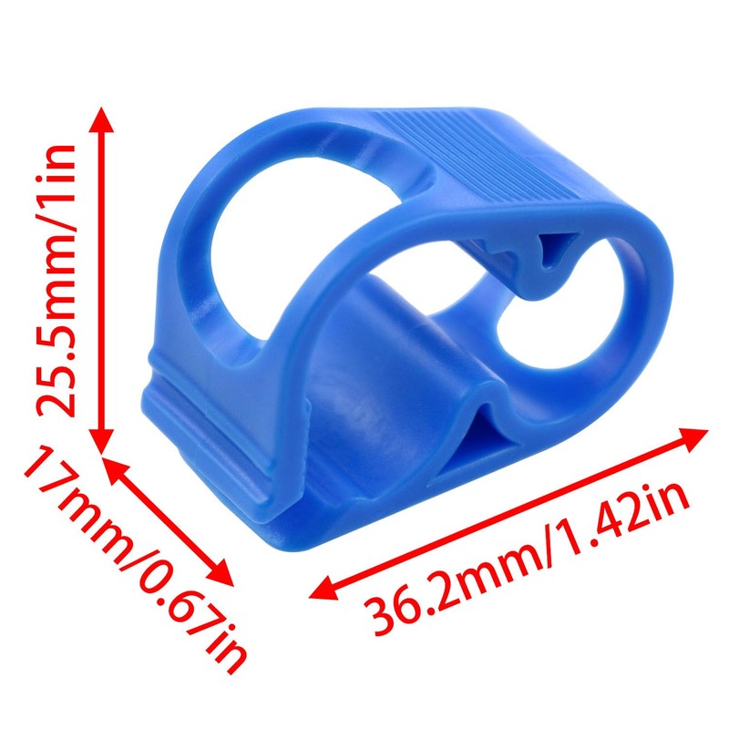FINBe Blue Plastic Pipe Clamp 6-12mm/1/4''-1/2'' Laboratory Pinch Valve Plastic