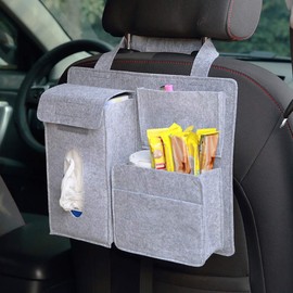 Hymyily Large Capacity Car Storage Bag, Car Storage Pocket, Car Storage Case, Multi-functional, Small Item, Car Organization, Backseat Holder, Convenient Goods, Multi-functional, Convenient Storage