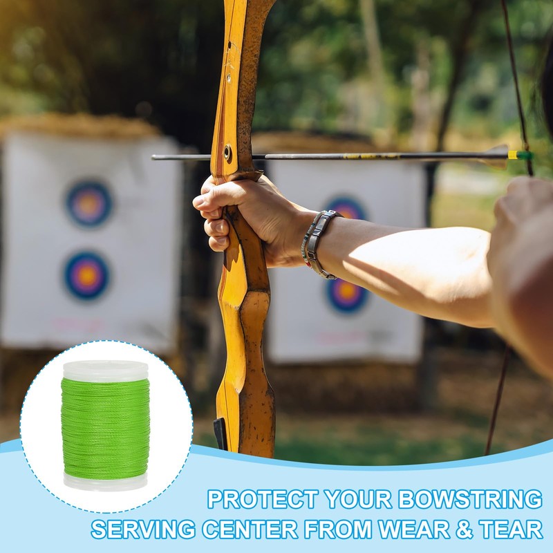 sourcing map Archery Recurve Bow String Serving Thread 120 Yard